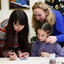 Фото з майстер-класу зі створення новорічної іграшки-янгола, що здійснює бажання, Наталія Тонкаль