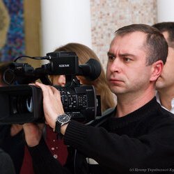 Андрій Сидорович на відкритті виставки «Ukrainian art is the Best», 1.11.2016 р.