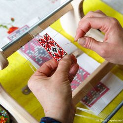 Фото з майстер-класу із виготовлення браслетів із бісеру, Наталія Артюхова