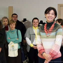 Світлана Долеско на закритті виставки «Тепла осінь», 29.10.2016 р.