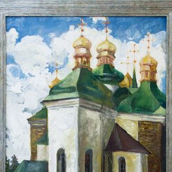 Автор: Ірина Діброва. Виставка живопису «Пейзажна Україна», 20.01 – 4.02.2017 року. 