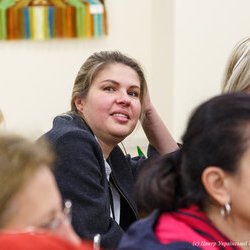Фото з семінару «Що робити з хенд-мейдом: хоббі чи бізнес?», Наталія Волошина