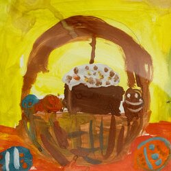 Автор: Софія Аш. Виставка «Сонячний Великдень-2017», 8.04 – 6.05.2017 р.