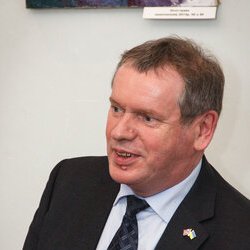 Амонд Муклебст на семінарі «Україна і світ», Музей гетьманства, 7 вересня 2017 р.