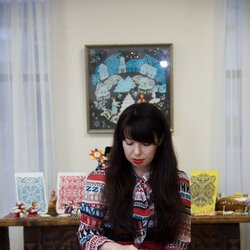 Фото з майстер-класу зі створення новорічної іграшки-янгола, що здійснює бажання, Наталія Тонкаль