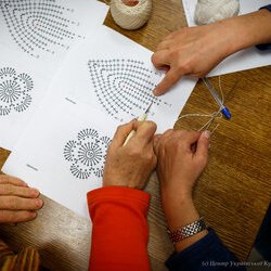 Фото з майстер-класу «В'язання гачком мотиву ірландського мережива для початківців», Надія Мельничук
