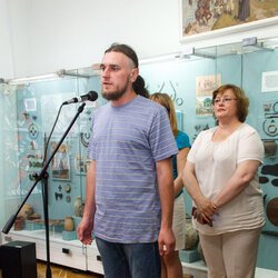 Відкриття виставки «Князі та гончарі: нові дослідження посаду давньоруського Вишгорода», 14 червня 2017 р.