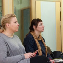 Фото з лекції з історії бісероплетіння, Оксана Парфус