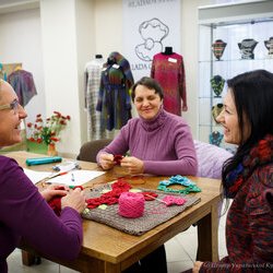 Фото з майстер-класу із в'язання гачком об'ємних 3D-квітів, Тетяна Зосімова