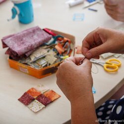 Фото з майстер-класу по основам клаптикового шиття, Ольга Козицька