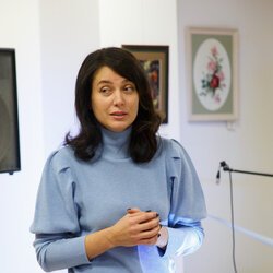 Світлана Долеско на презентації проекту «Реалії українського шоу-бізнесу», 23 лютого 2018 р.