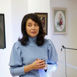 Світлана Долеско на презентації проекту « Реалії українського шоу-бізнесу », 23 лютого 2018 р.